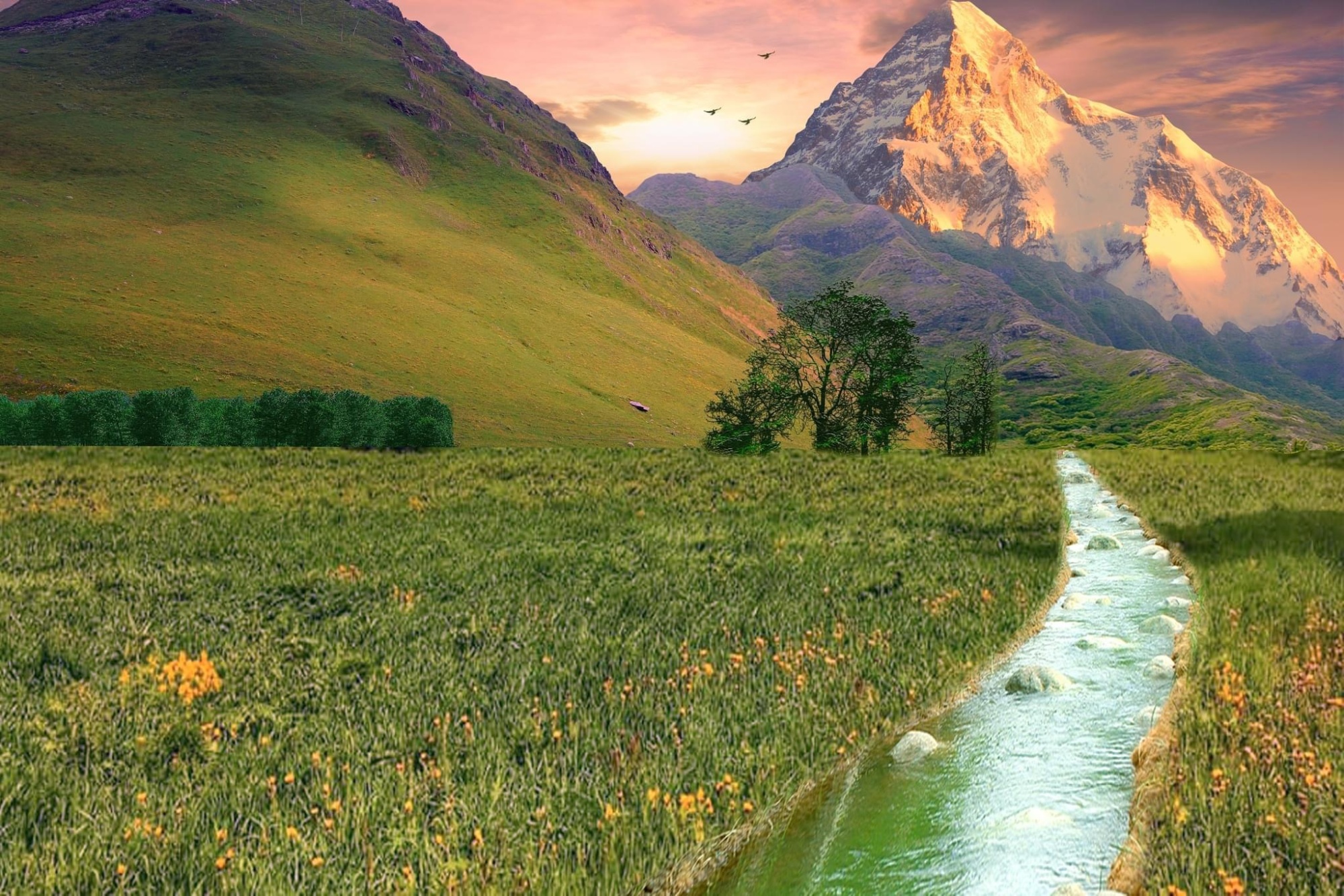 Zen landscape image