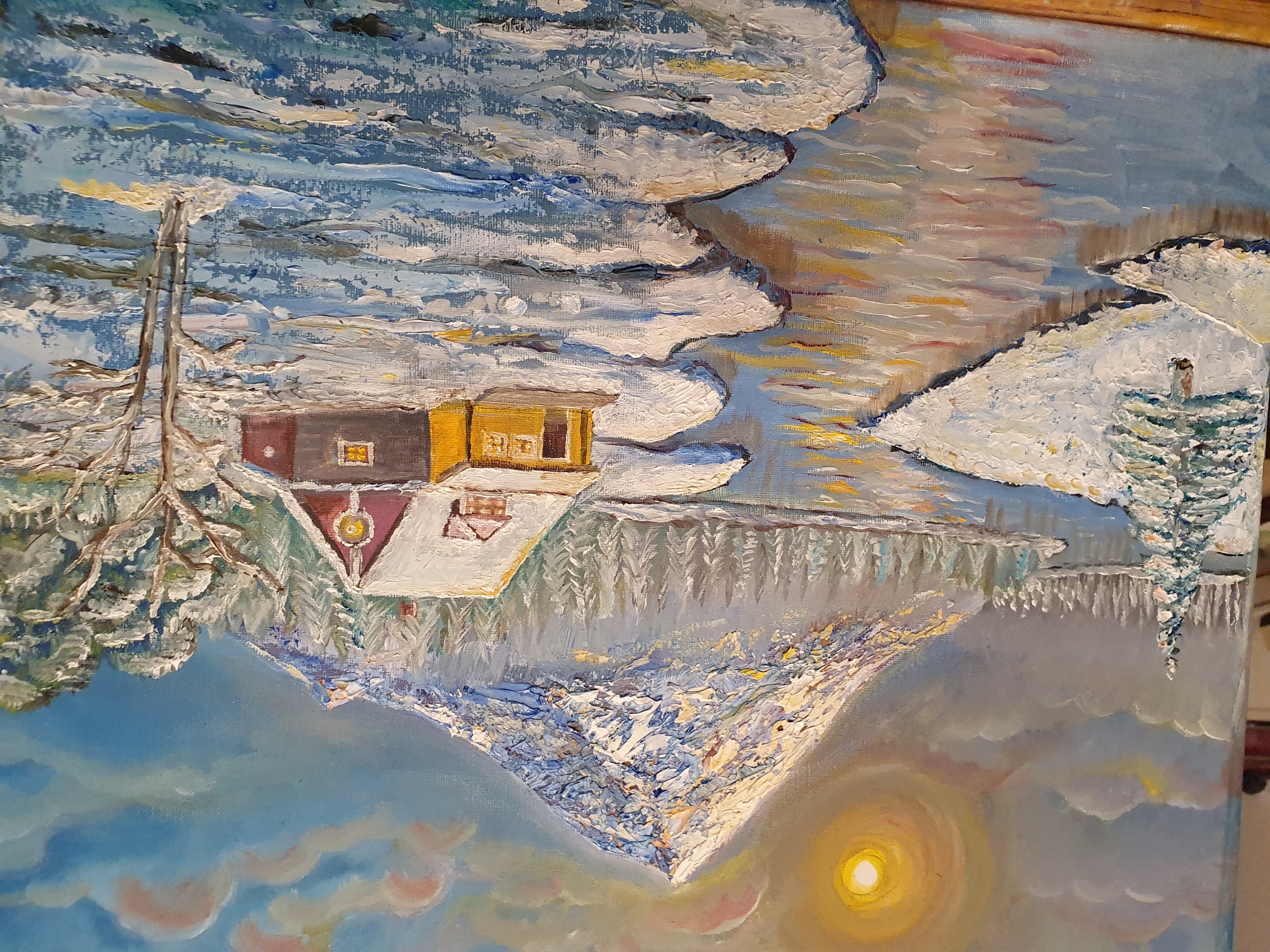 Winter landschap image