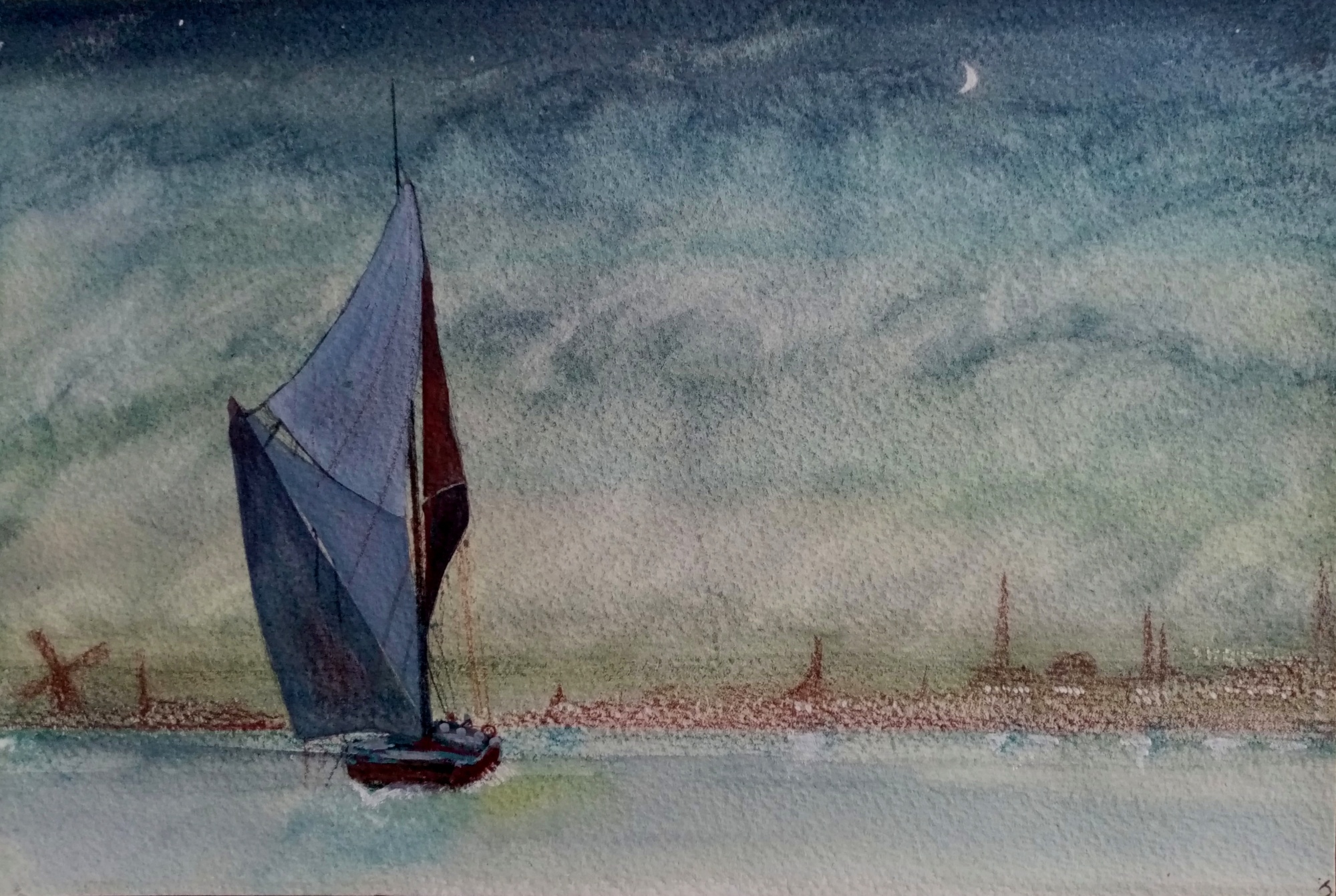 Setting out.  image