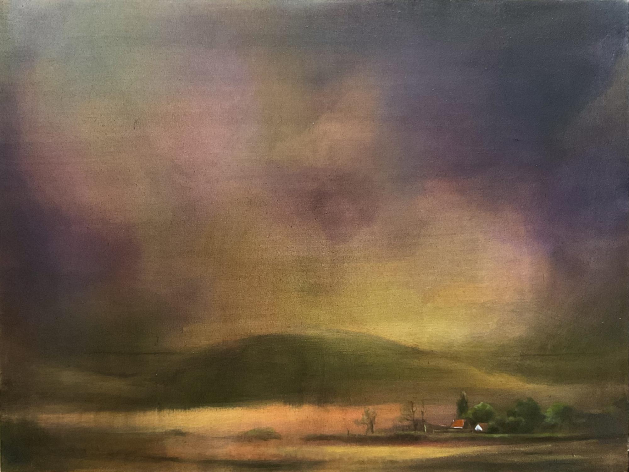 Vlaamse huisjes in apocalyptisch landschap image