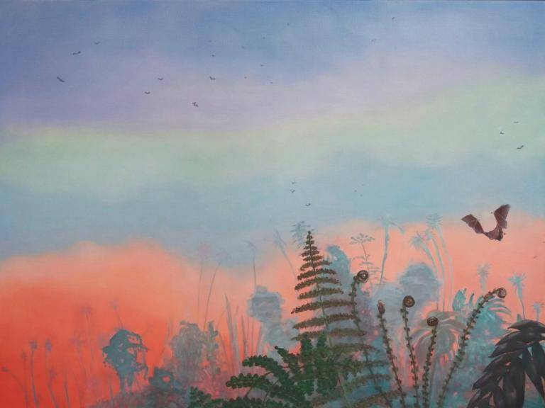 Tropische zonsondergang  image