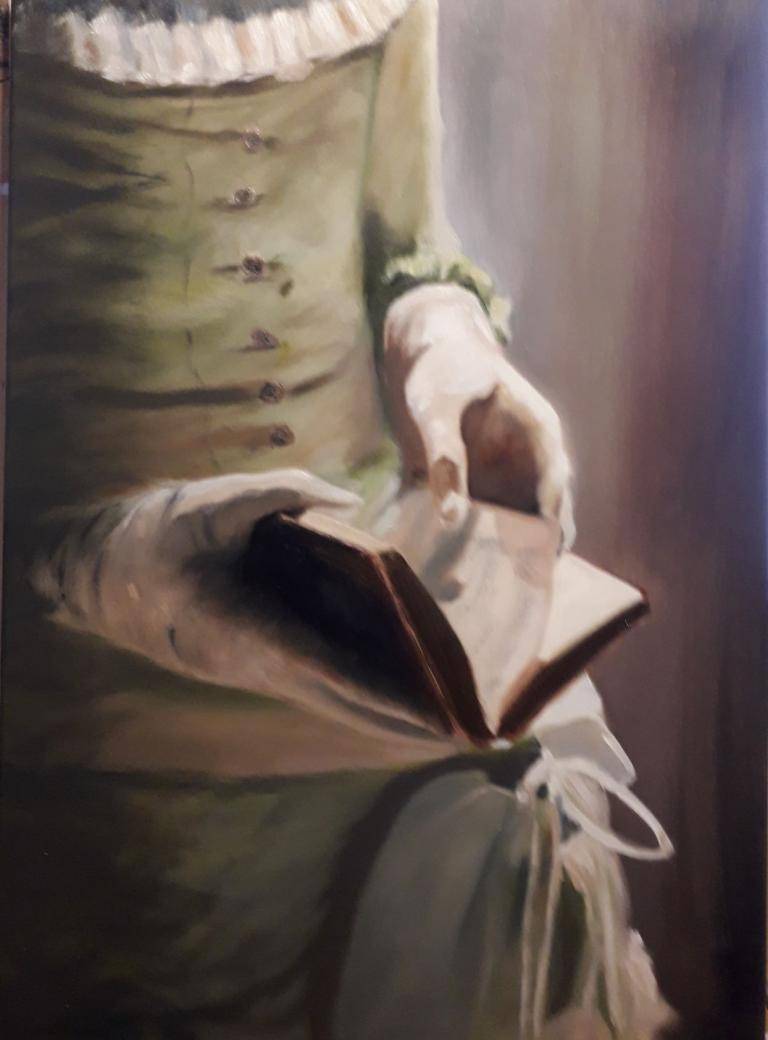lady reads book lady reads book image