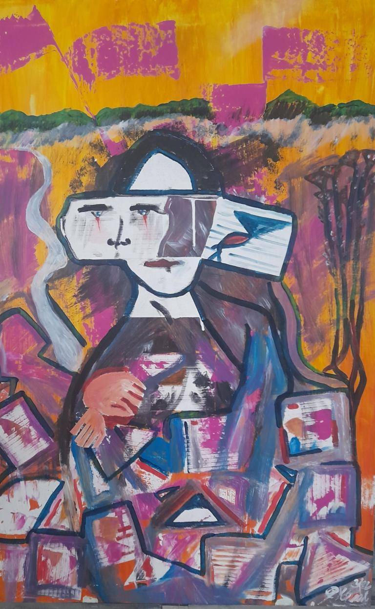 Broken Mona Lisa image