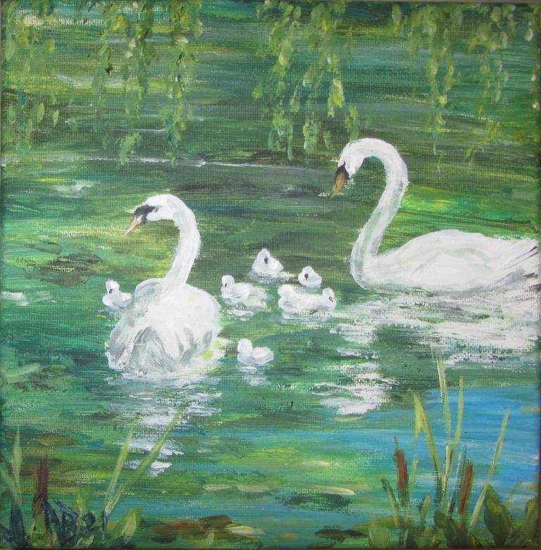 Swan family image