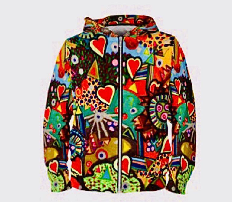 Hoody met patroon. image