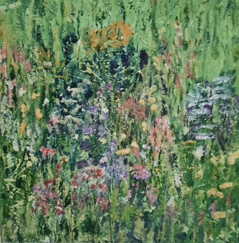 Wild flowers in the field image