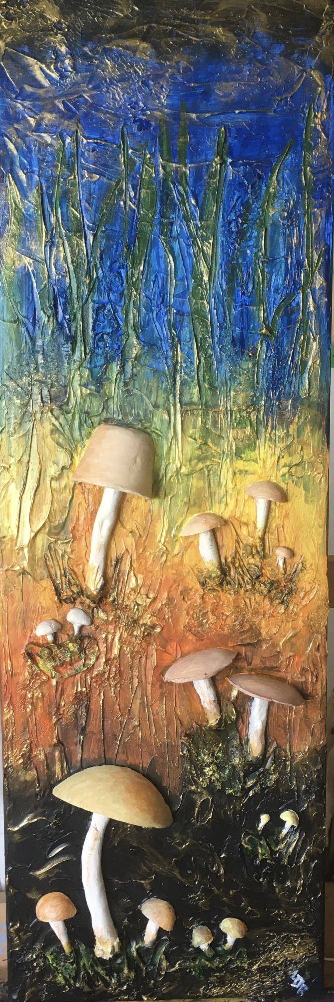 Paddestoelen in bos image