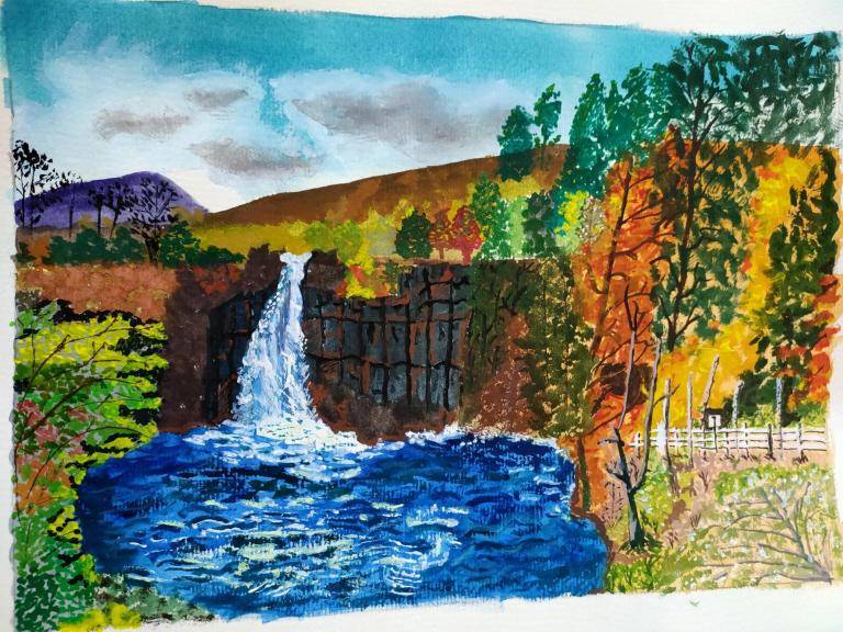 High Force in Teesdale UK  image