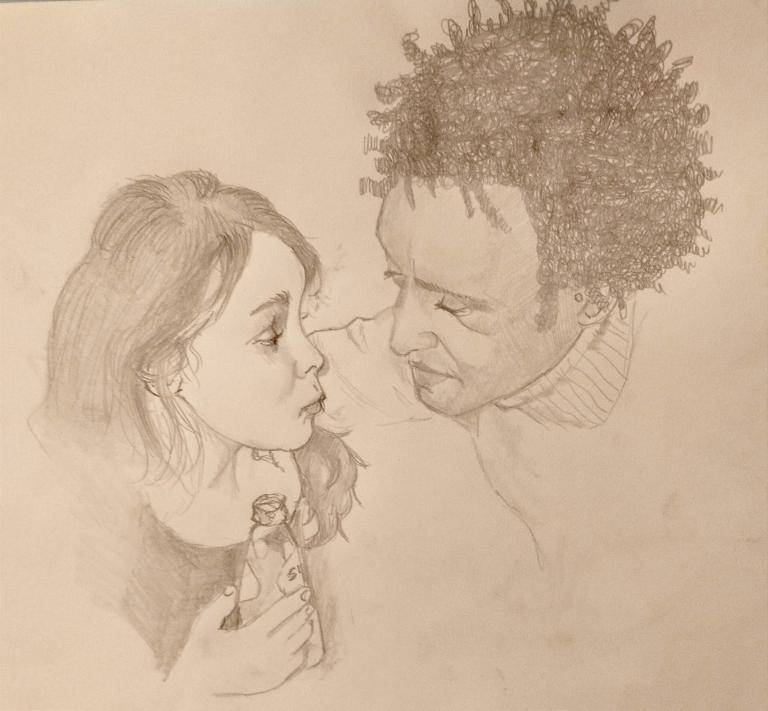 father daughter love image