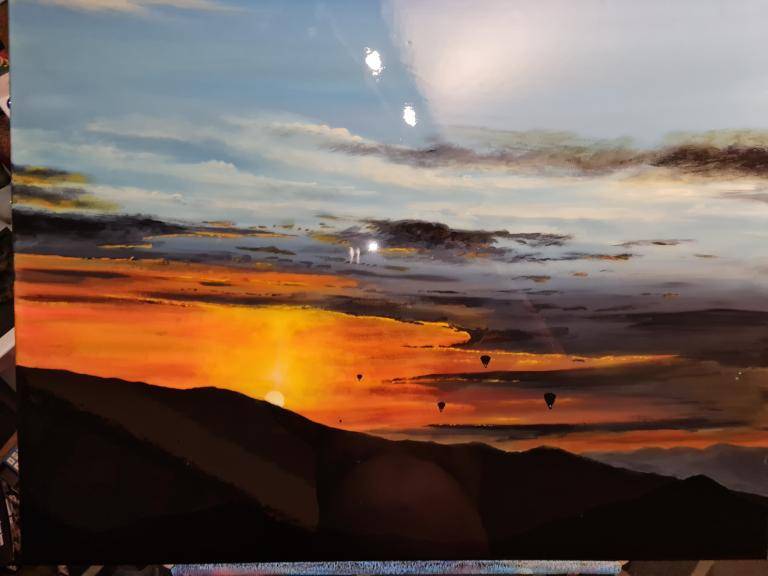Sunset time image