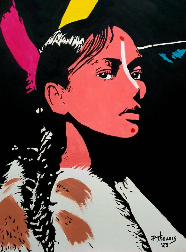 Colorful Native Lady image