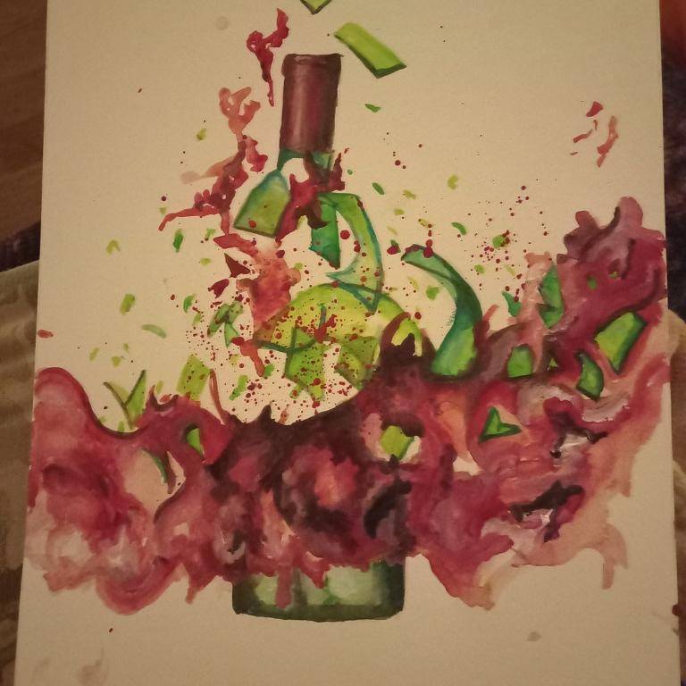 Broken glass image