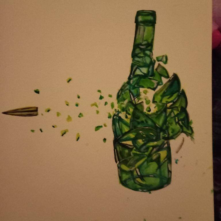 Broken glass image