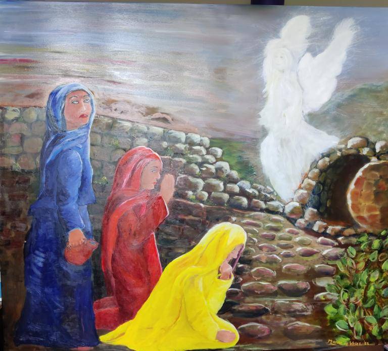 3 marias aan het graf image