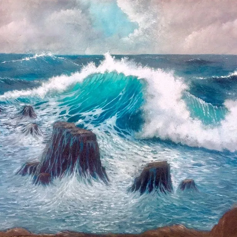 Stormy sea image
