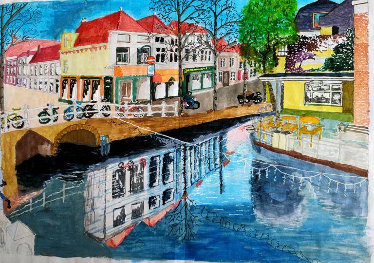 Leiden Townscape image