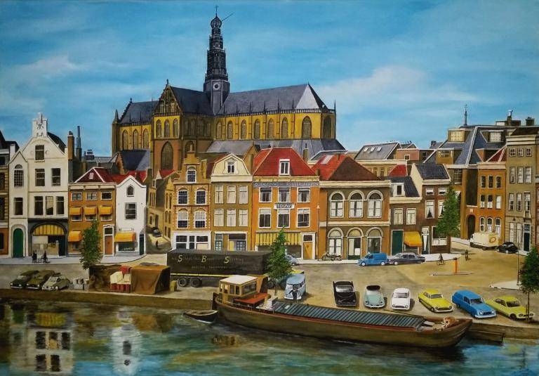 Stadsgezicht Haarlem (Nederland) image