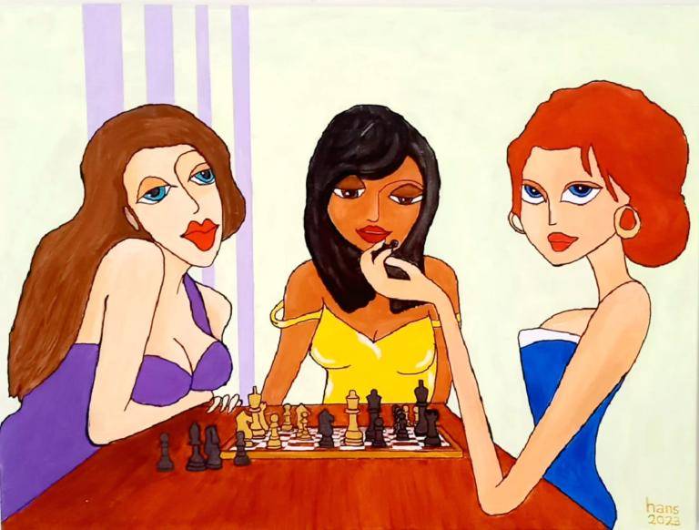 Chess Queens  image
