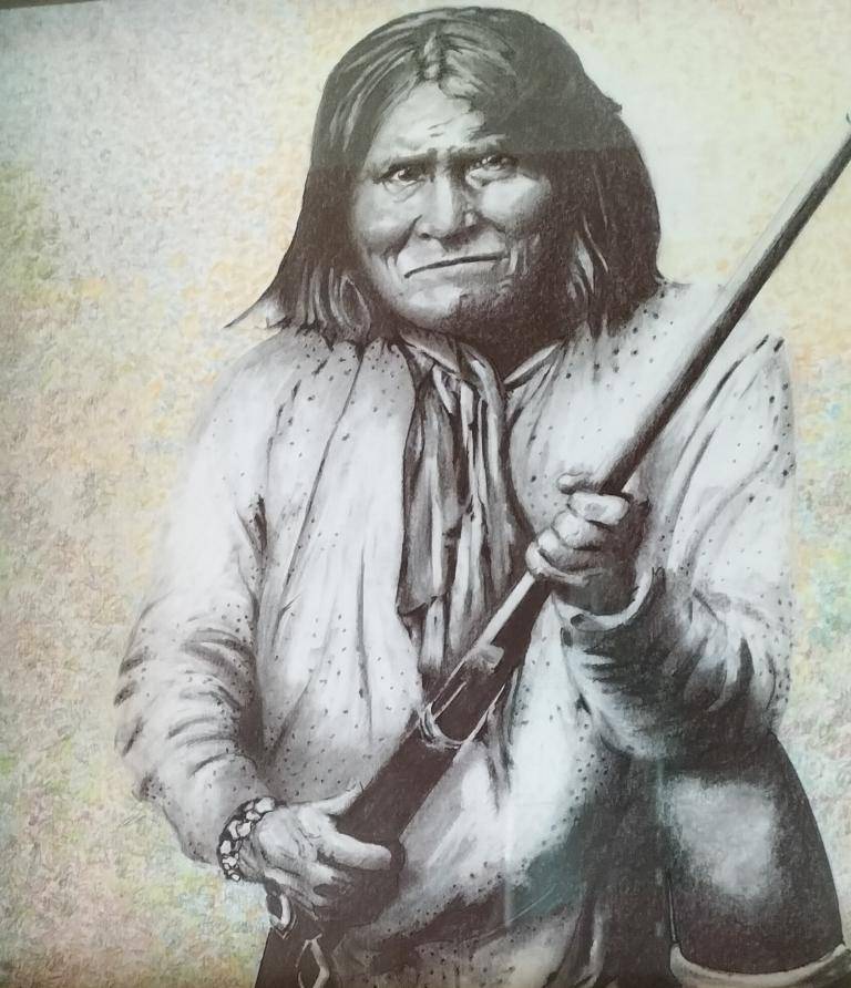 Geronimo portret in Pastel  image