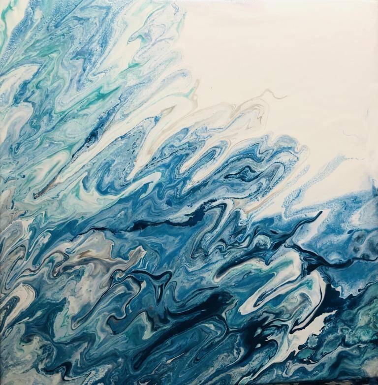 Green blue mood image