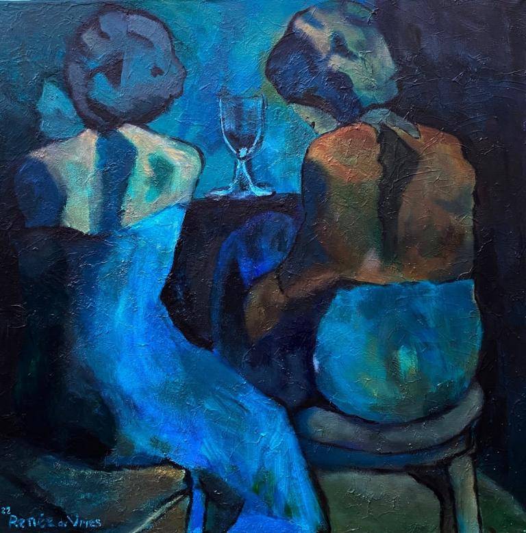 'Dos mujeres en un bar' image