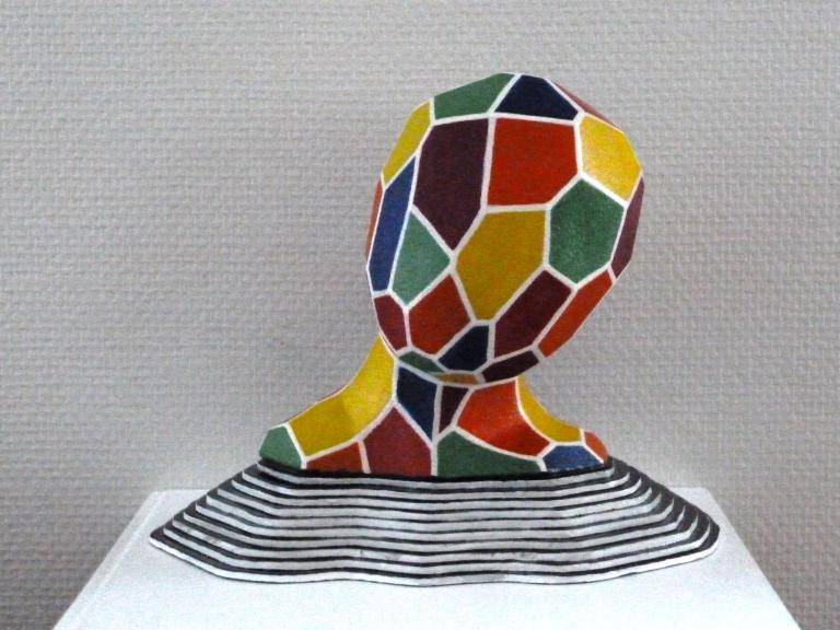 Harlequin Head sculpture Harlequin Head sculpture image