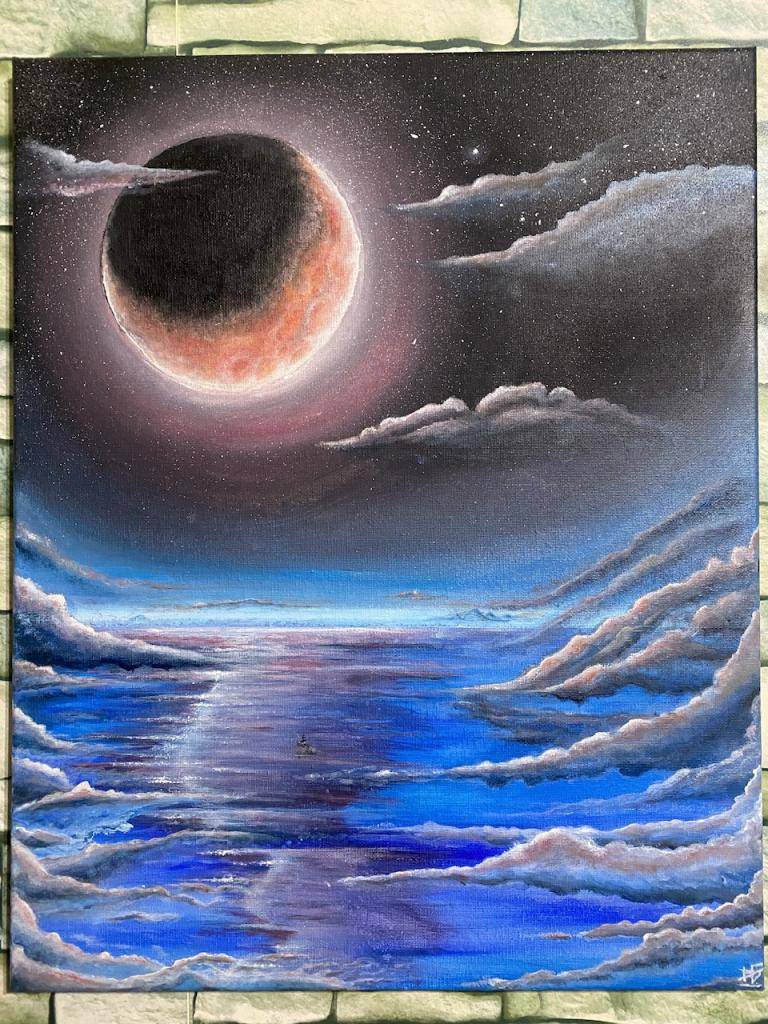 Open Waters Below The Blood Moon image