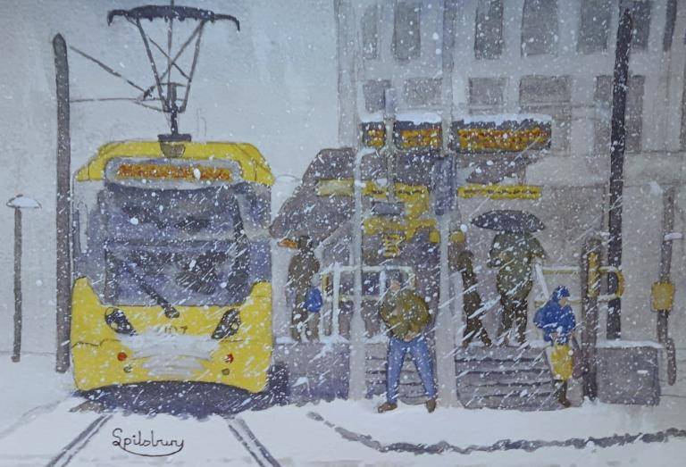 Snowy Manchester image