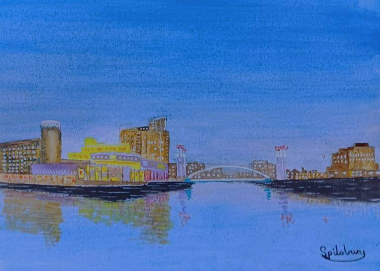 Salford Quays Nocturn image