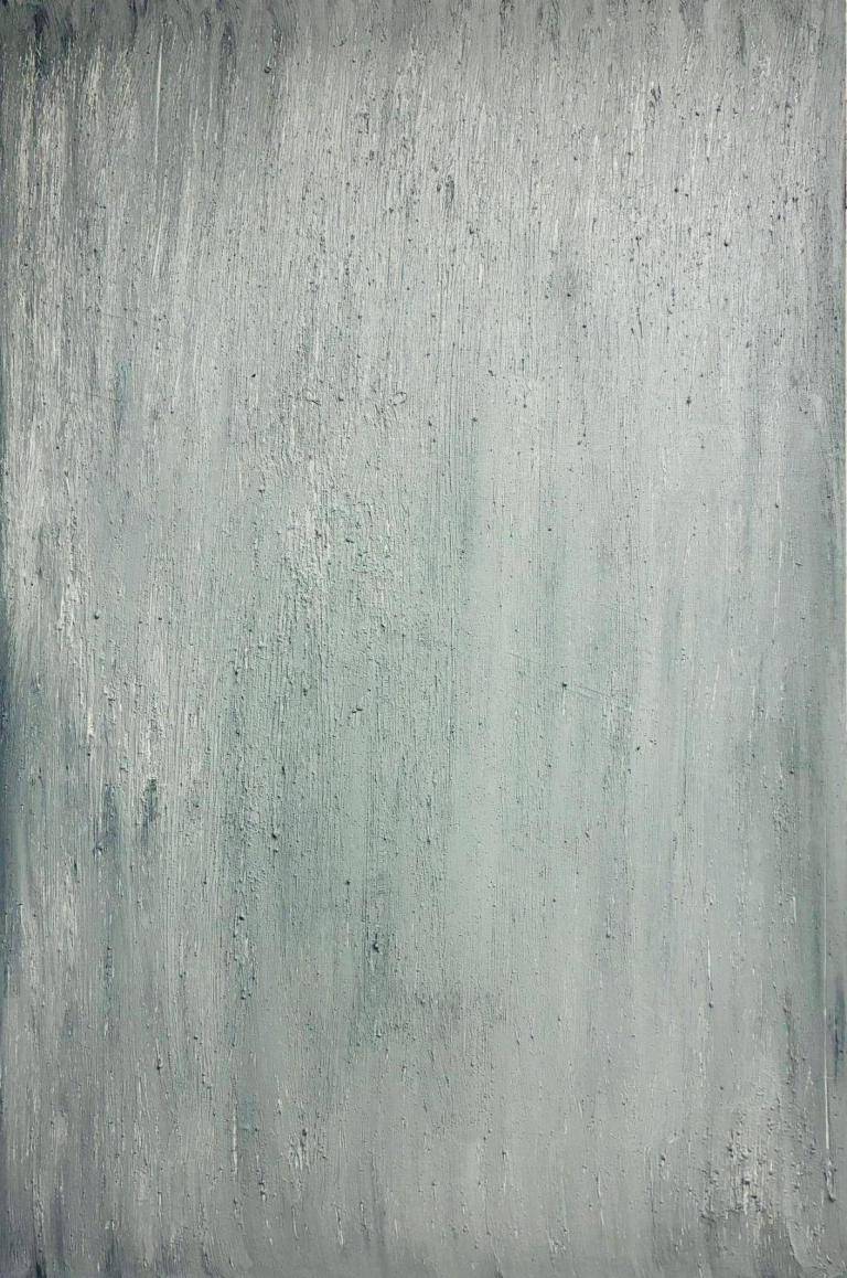 Earth and Oil Paint on Canvas, Light Grey. Earth and Oil Paint · Oil on canvas · 2026 · 40 × 60 cm image