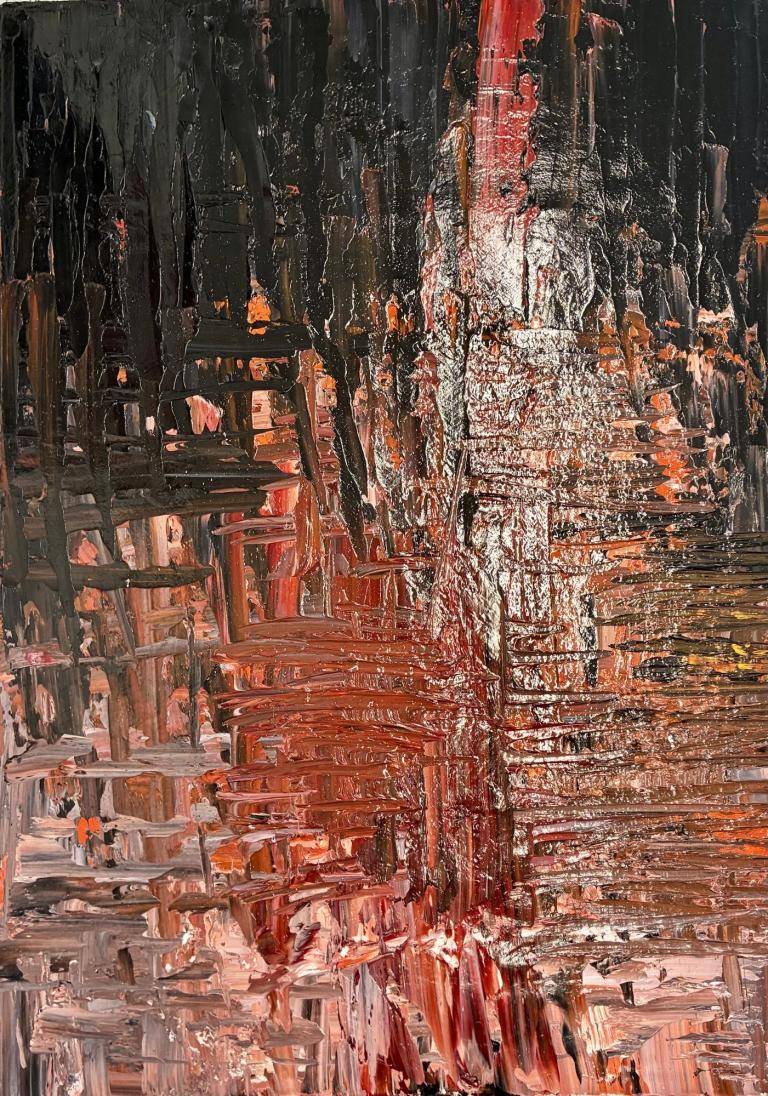 No. 25 · Fragments II 2026 · Oil on canvas · 70 × 50 cm image
